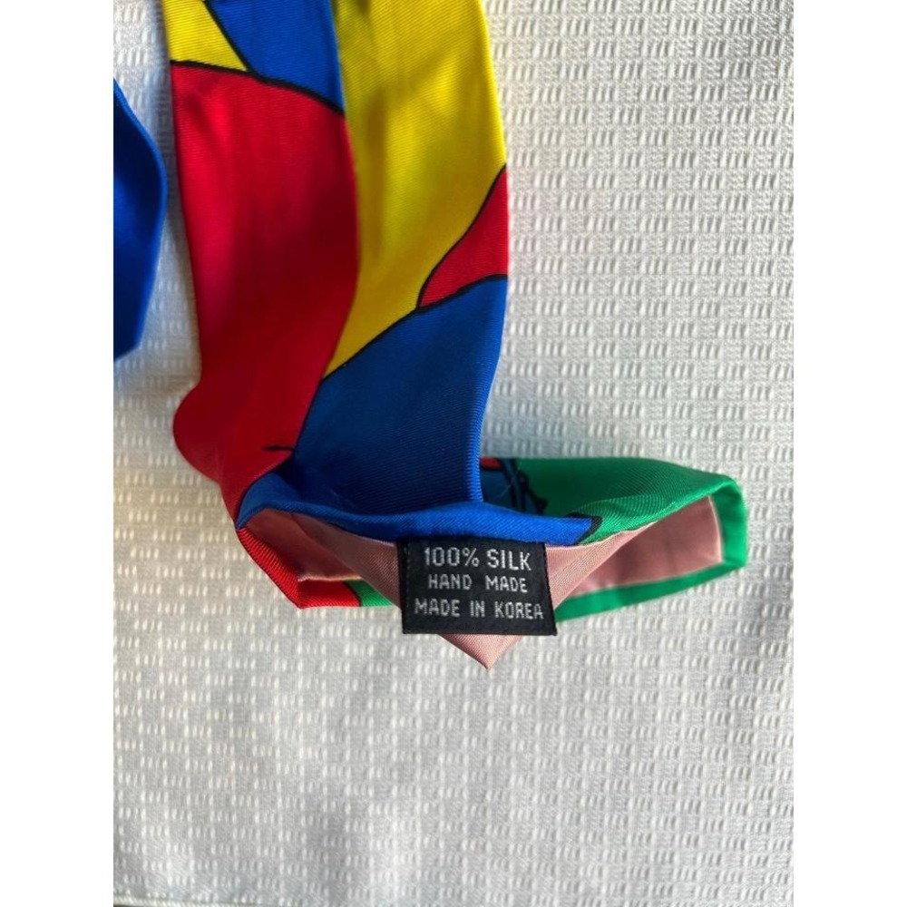 Vintage Mickey & Co Golfing Silk Tie - Picture 3 of 3
